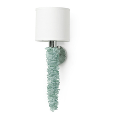 Recycled Seaglass Sconce - Our Boat House