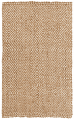 Reef Tan and Cream Jute rug - Our Boat House