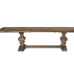 Remington Large Extension Recycled Wood Dining Table - Dark Honey - Our Boat House