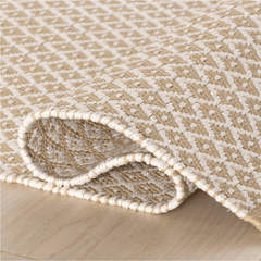 Riviera Handwoven Indoor/Outdoor Rug - Khaki - Our Boat House