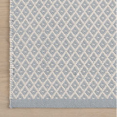 Riviera Handwoven Indoor/Outdoor Rug - Swedish Blue - Our Boat House