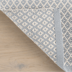 Riviera Handwoven Indoor/Outdoor Rug - Swedish Blue - Our Boat House