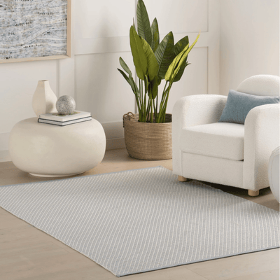 Riviera Handwoven Indoor/Outdoor Rug - Swedish Blue - Our Boat House