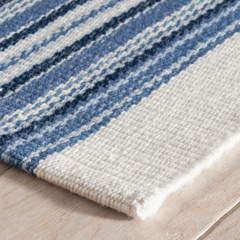 Road Runner Blue - Indoor/Outdoor Rug - Our Boat House