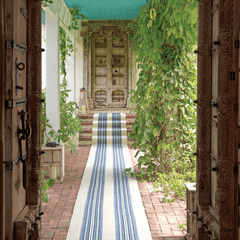Road Runner Blue - Indoor/Outdoor Rug - Our Boat House