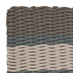 Rope Doormat - Amelia Coastal Stripe - Our Boat House