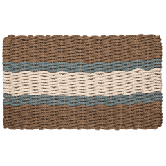Rope Doormat - Bay Coastal Stripe - Our Boat House