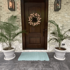 Rope Doormat - Bluestone Solid - Our Boat House