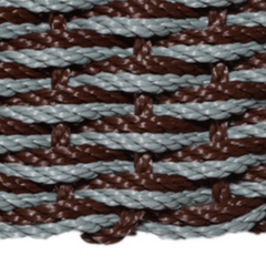 Rope Doormat - Brown & Bluestone Wave - Our Boat House
