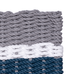 Rope Doormat - Cape Cod Coastal Stripe - Our Boat House