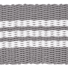 Rope Doormat - Gray & White Farmhouse Stripe - Our Boat House