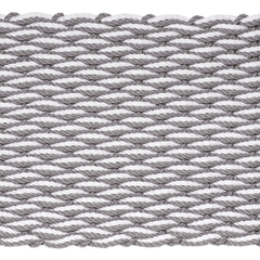 Rope Doormat - Gray & White Wave - Our Boat House
