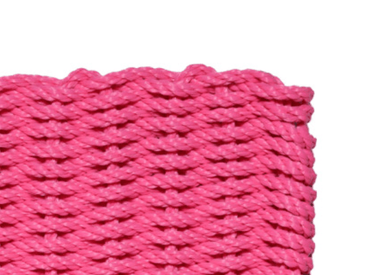 Rope Doormat - Hot Pink Solid - Our Boat House