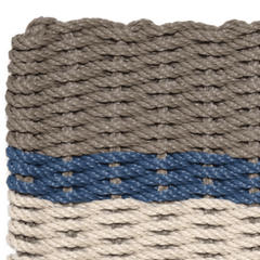 Rope Doormat - Kiawah Coastal Stripe - Our Boat House