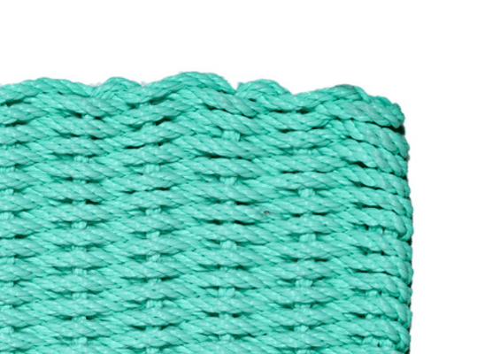 Rope Doormat - Mint Solid - Our Boat House