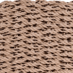 Rope Doormat - Mocha Chip Solid - Our Boat House