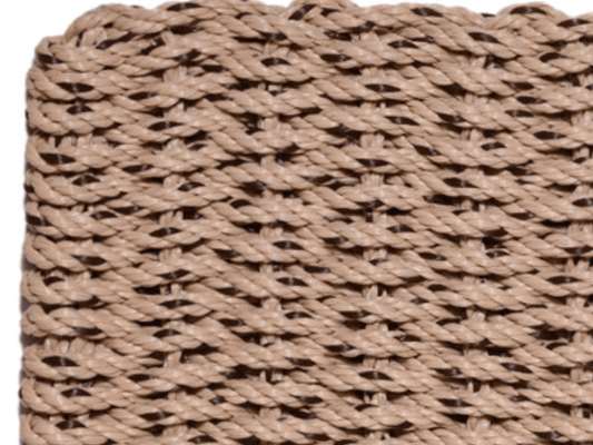 Rope Doormat - Mocha Chip Solid - Our Boat House