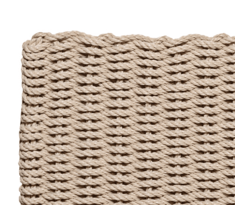Rope Doormat - Palomino Tan Solid - Our Boat House