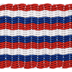 Rope Doormat - Patriotic Stripes - Our Boat House