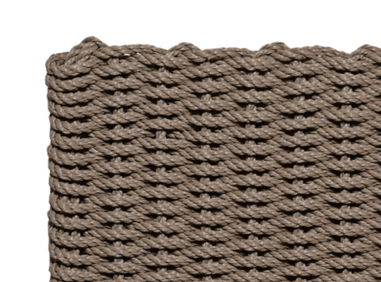 Rope Doormat - Taupe Solid - Our Boat House