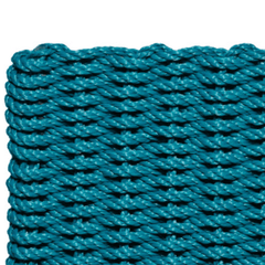 Rope Doormat - Teal Solid - Our Boat House