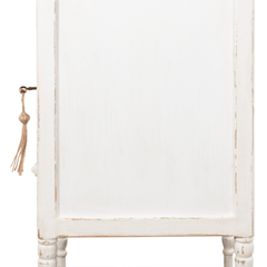 Rosalee Vintage Coastal Night Stand Two Tone Finish - Left Hinge - Our Boat House