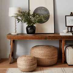 Sabal Jute Extra Large Pouf - Our Boat House