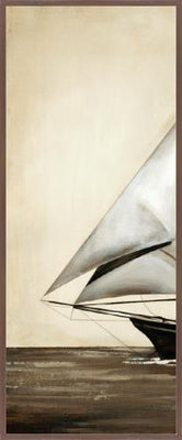 Sail Boat Triptych - Framed Giclee - Our Boat House