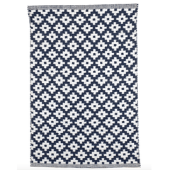 Samode Indoor/Outdoor Rug - Navy - Our Boat House