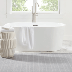 Samson Grey Machine Washable Rug - Our Boat House