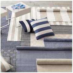 Samson Navy Handwoven Indoor/Outdoor Rug - Our Boat House