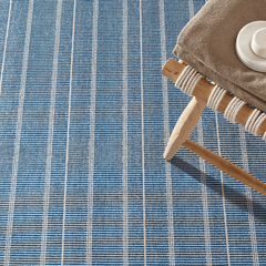 Samson Navy Machine Washable Rug - Our Boat House