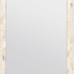 San Clemente Polished Bone Mirror - Two Sizes - Our Boat House