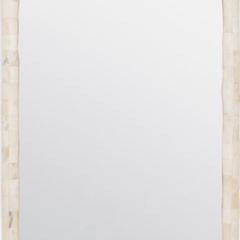 San Clemente Polished Bone Mirror - Two Sizes - Our Boat House