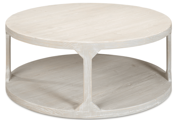 San Juan Beach Coffee Table - White Wash - Our Boat House