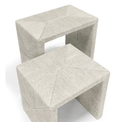 Sanibel Nesting Tables - White Sand - Our Boat House
