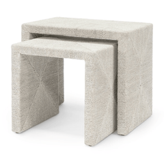 Sanibel Nesting Tables - White Sand - Our Boat House