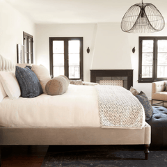 Santa Cruz Upholstered Bed - King - Our Boat House