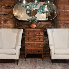 Santa Monica Upholstered Wing Chair - Our Boat House