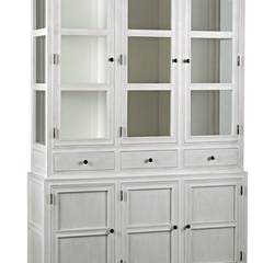 Saratoga Colonial - Style Hutch In White Wash - Our Boat House