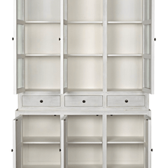 Saratoga Colonial - Style Hutch In White Wash - Our Boat House