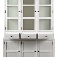 Saratoga Colonial - Style Hutch In White Wash - Our Boat House