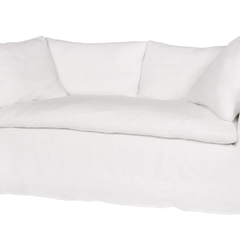 Sardinia Studio Slipcovered 72in Curved Sofa - Our Boat House