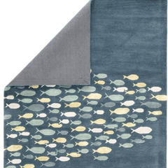 School of Fish Wool Rug - Our Boat House