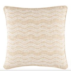 Scout Embroidered Natural Indoor/Outdoor Decorative Pillow - Our Boat House