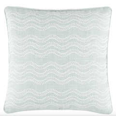 Scout Embroidered Sky Indoor/Outdoor Decorative Pillow - Our Boat House