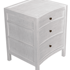Sea Watch Three Drawer Bedside Chest - Our Boat House