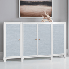Seabreeze Grasscloth Narrow Sideboard - Our Boat House