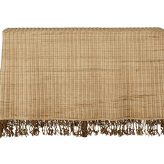 Seaside Woven Skirted Console Table - Our Boat House
