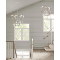 Sebastian Sandstone Lantern Chandelier - Two Sizes - Our Boat House